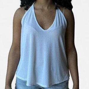 Free People Intimately White Spaghetti Strap Cami Size Small